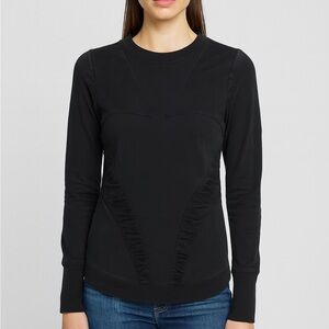 Prairie Underground Black Geometric Cotton Sweatshirt Small